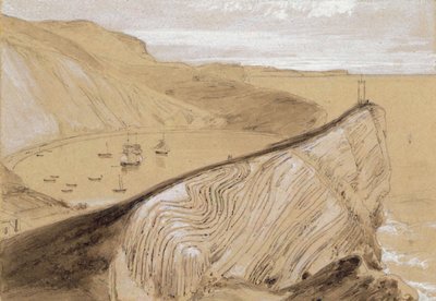 Lulworth Cove by William Daniell